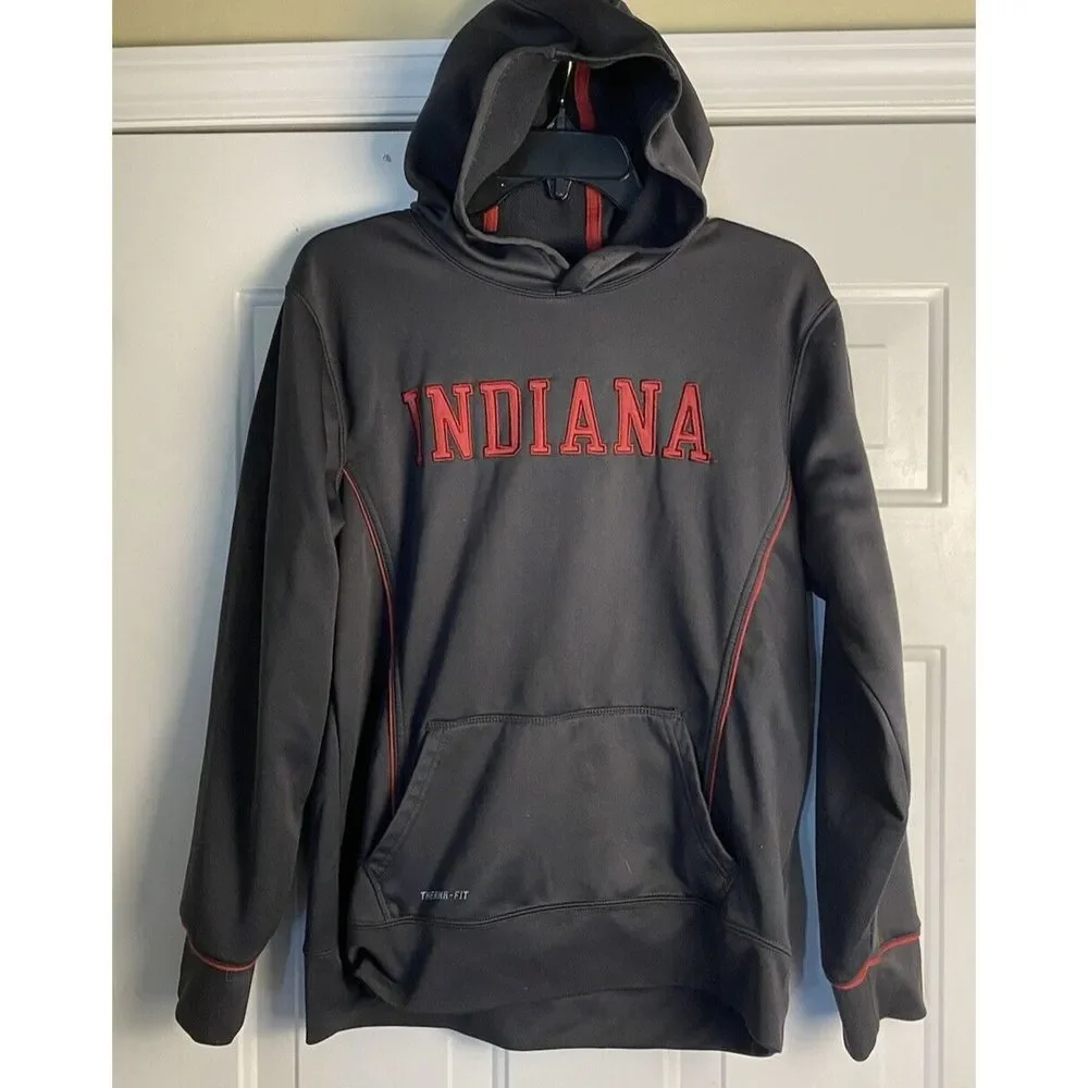 Nike Indiana hoddie Crimson‎ Indiana University Hooded Pullover Youth XL